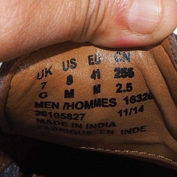 Clarks Collection Delsin Wingtip Brogue Oxfords Brown 26105827 Men's 8M - Picture 10 of 11